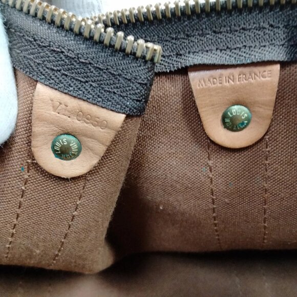 Louis Vuitton LV Boston Bag Keepall Bandouliere 55 Brown Monogram 791-042825 - Picture 9 of 9